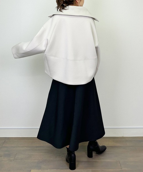 LUGIVA（ルギヴァ） ブルゾン アウター リブ襟ダンボールブルゾン