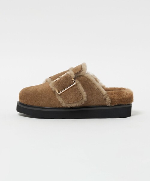 本日限定価格　未使用に近い　MOHI スエードビックベルト　ボストンサンダル38 MOHI（モヒ） サンダル 「MOHI」スエード ビッグベルト ボストン