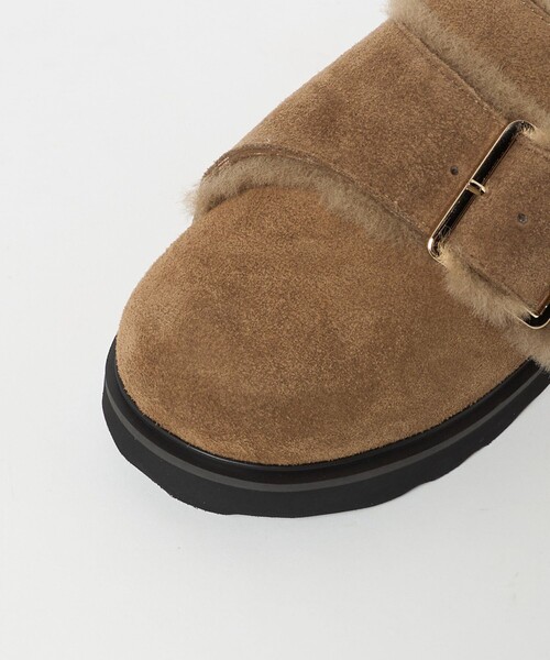 MOHI（モヒ） サンダル 「MOHI」スエード ビッグベルト ボストン