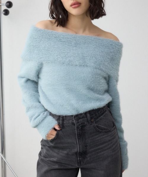 AZUL BY MOUSSY（アズールバイマウジー） ニット セーター モヘヤ