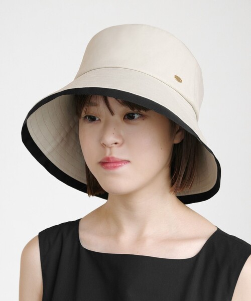 TOCCA（トッカ） 帽子 ハット 紫外線カット TRIM RIBBON BUCKET HAT