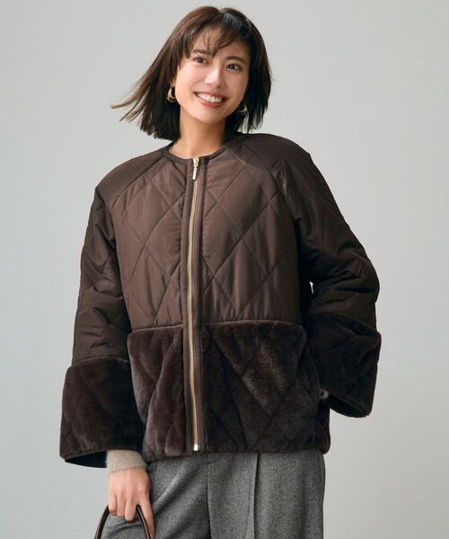 ANY SIS（エニィスィス） ダウンコート ダウンジャケット フェイク