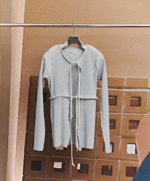 カーディガン 「kotohayokozawa/コトハヨコザワ」CRISP ROPE CARDIGAN/カーディガン レディース