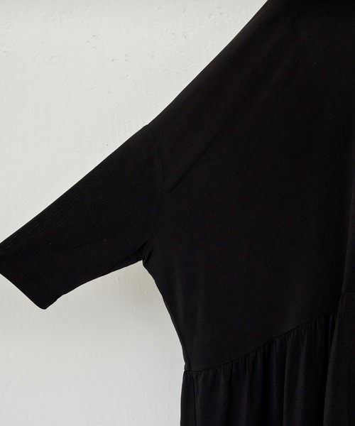 「BEARDSLEY」 半袖カットソー FREE ブラック レディース_画像2