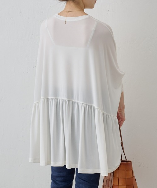 「BEARDSLEY」 半袖カットソー FREE ブラック レディース_画像4