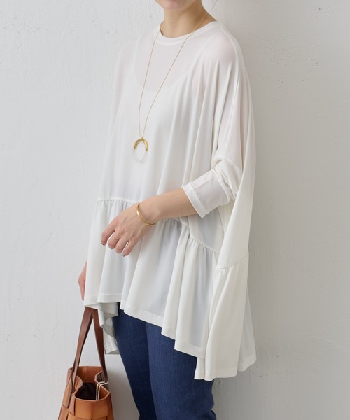 「BEARDSLEY」 半袖カットソー FREE ブラック レディース_画像5