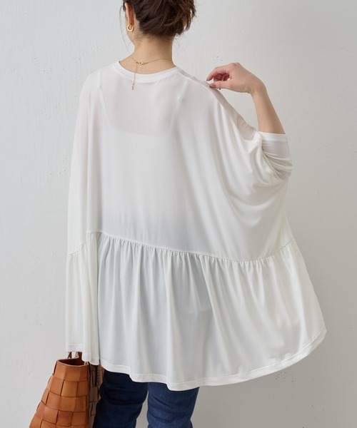 「BEARDSLEY」 半袖カットソー FREE ブラック レディース_画像6