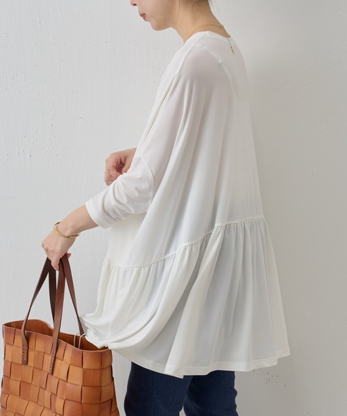 「BEARDSLEY」 半袖カットソー FREE ブラック レディース_画像7