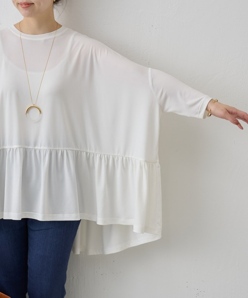 「BEARDSLEY」 半袖カットソー FREE ブラック レディース_画像8