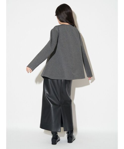 ELENDEEK（エレンディーク） tシャツ アシンメトリーヘムロング