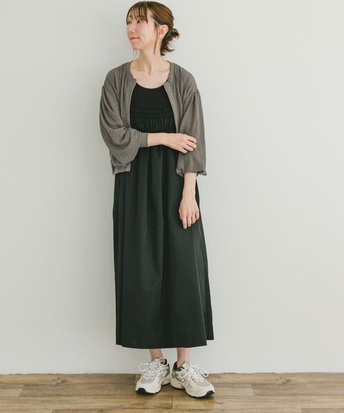 「ITEMS URBANRESEARCH」 ジップアップブルゾン FREE カーキ レディース_画像7