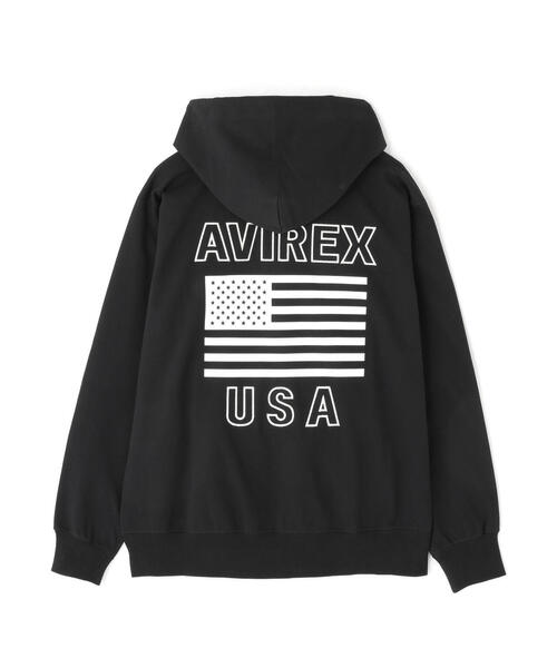 パーカー 「WEB＆DEPOT限定」BONDING ZIP UP PARKA / ボンディング ジップアップ パーカー / AVIREX / アヴィレ | AVIREX | 18