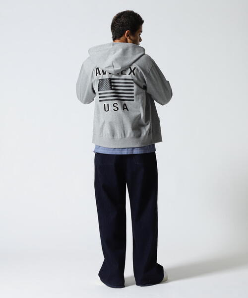 パーカー 「WEB＆DEPOT限定」BONDING ZIP UP PARKA / ボンディング ジップアップ パーカー / AVIREX / アヴィレ | AVIREX | 23