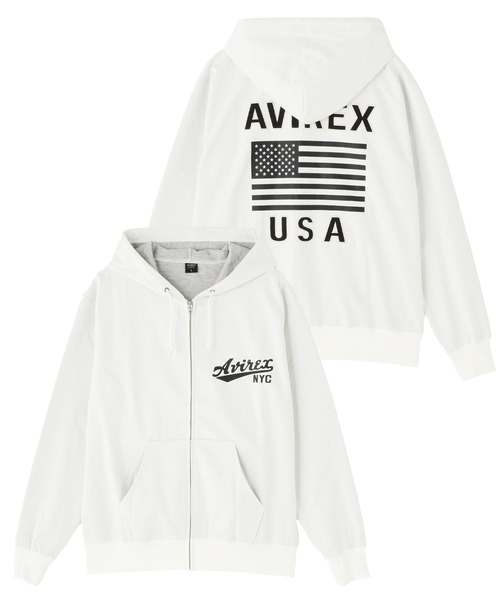 パーカー 「WEB＆DEPOT限定」BONDING ZIP UP PARKA / ボンディング ジップアップ パーカー / AVIREX / アヴィレ | AVIREX | 01