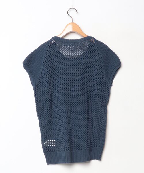 「L'AGENCE」 ノースリーブニット X-SMALL ネイビー レディース_画像2