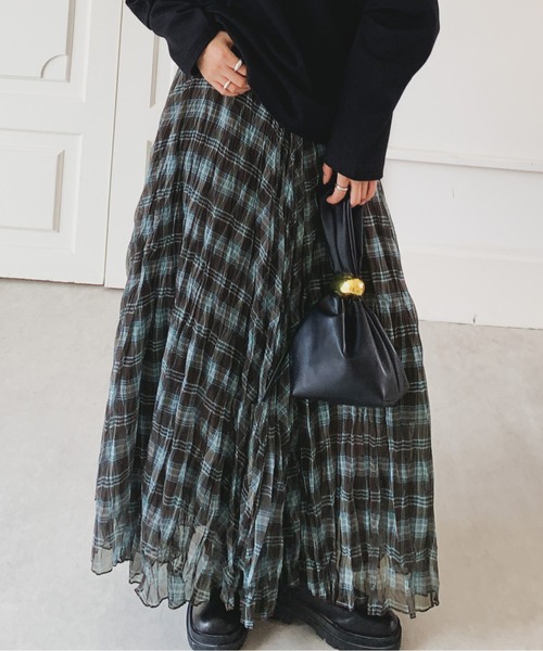 スカート チュールチェックスカート : ZOZOTOWN Yahoo!店 - 通販