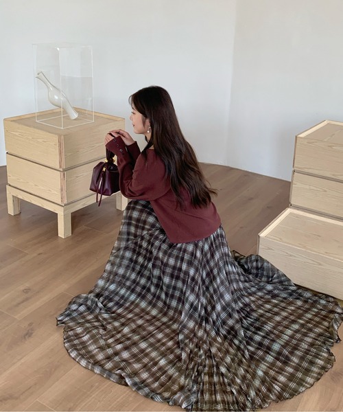 スカート チュールチェックスカート : ZOZOTOWN Yahoo!店 - 通販