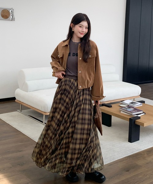 スカート チュールチェックスカート : ZOZOTOWN Yahoo!店 - 通販