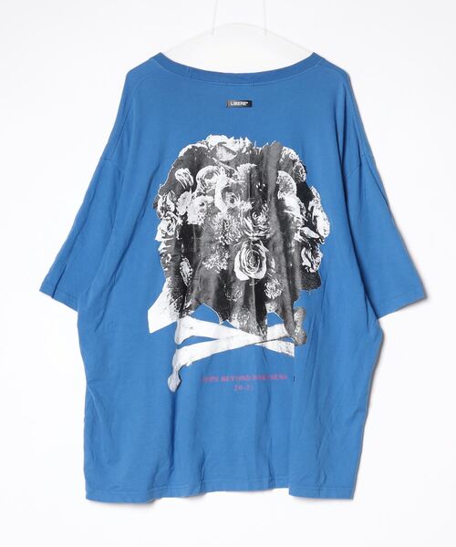 「LIBERE」 半袖Tシャツ L ブルー レディース_画像2