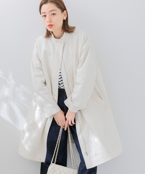 「URBAN RESEARCH Sonny Label」 トレンチコート FREE ネイビー レディース_画像4