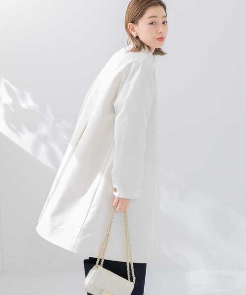 「URBAN RESEARCH Sonny Label」 トレンチコート FREE ネイビー レディース_画像6