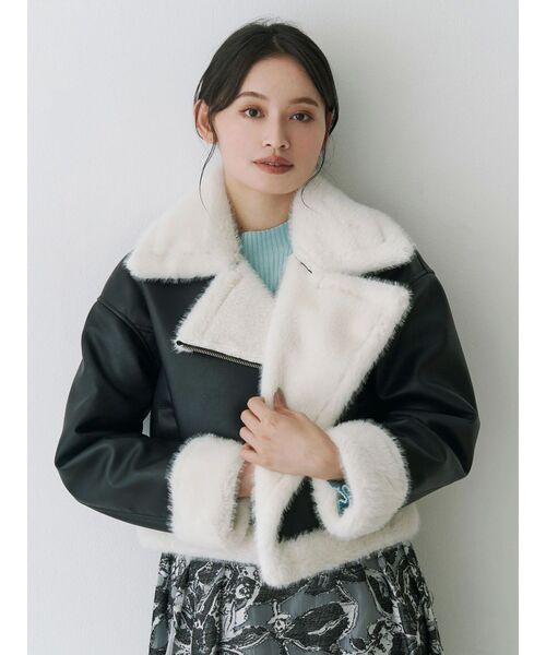 MERCURYDUO（マーキュリーデュオ） コート アウター フェイクレザー