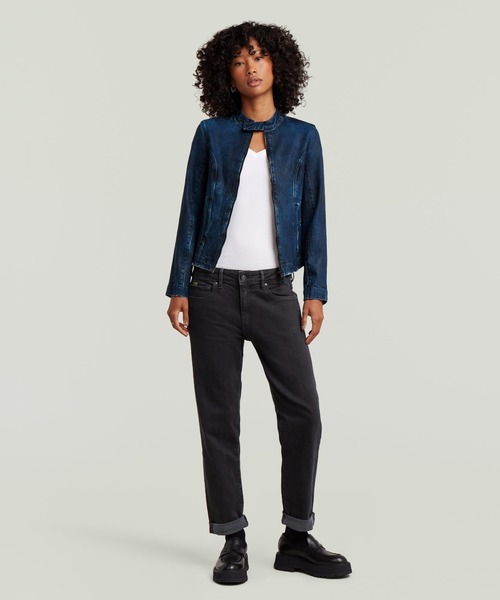 G-STAR RAW デニムジャケット gジャン Moto Slim Overshirt/シングル