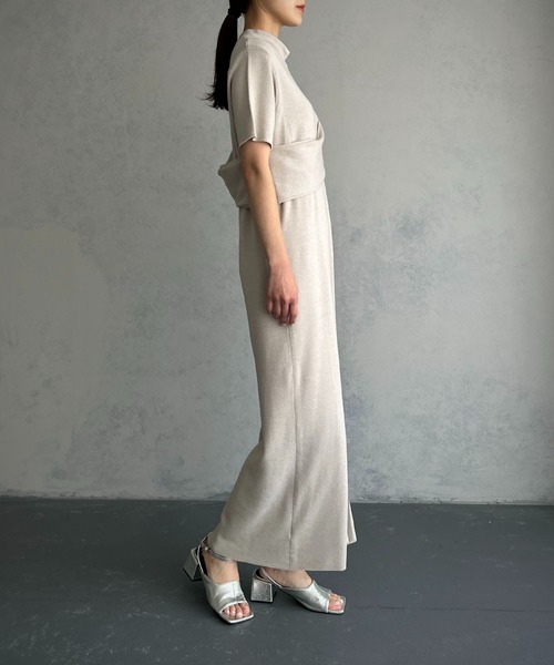 「&g'aime」 ニットワンピース FREE ブラック レディース_画像5