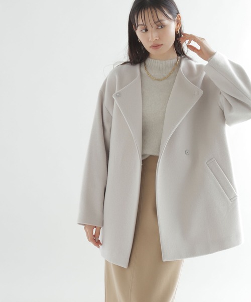 stellina ベージュ ノーカラーコート 6y 120 stellina ベージュ ノーカラーコート 6y 120 stellina ベージュ ノー