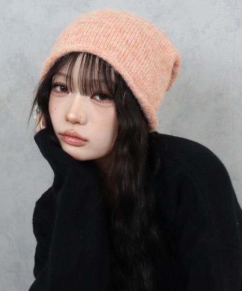 BARELY BLUE ニット帽 ニットキャップ 「 BARELY BLUE / ベアリー