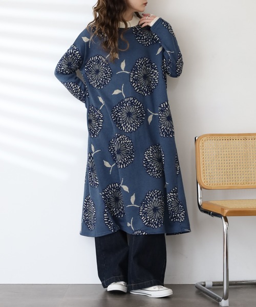 BARNDOOR（バーンドア） ワンピース ニットソー ワンピース 長袖