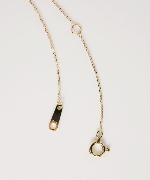 ネックレス 「anq.」K10・Selene 0.08ctダイヤモンド ネックレス レディースの画像