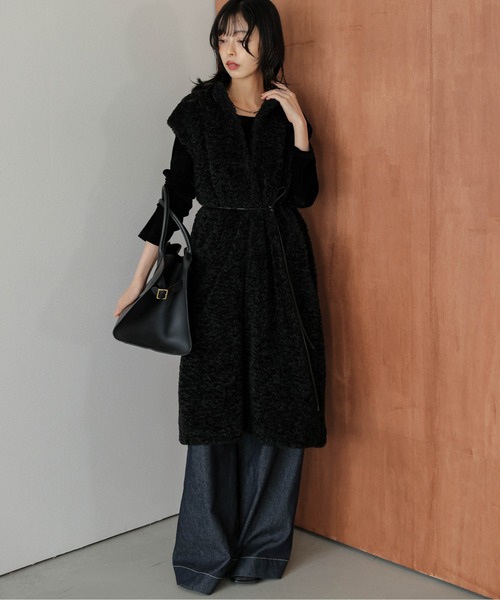 SUGAR BISKET（シュガービスケット） コート アウター ボアロング