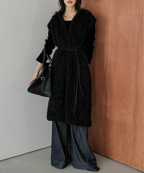 SUGAR BISKET（シュガービスケット） コート アウター ボアロング