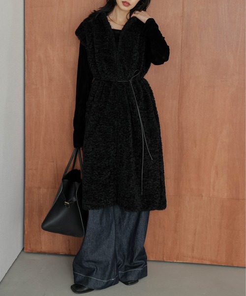 SUGAR BISKET（シュガービスケット） コート アウター ボアロング