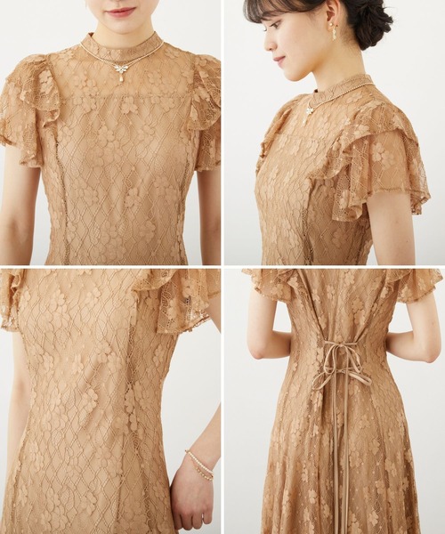 「Dorry Doll」 半袖ワンピース M グリーン レディース_画像2