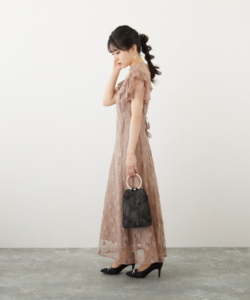 「Dorry Doll」 半袖ワンピース M グリーン レディース_画像6