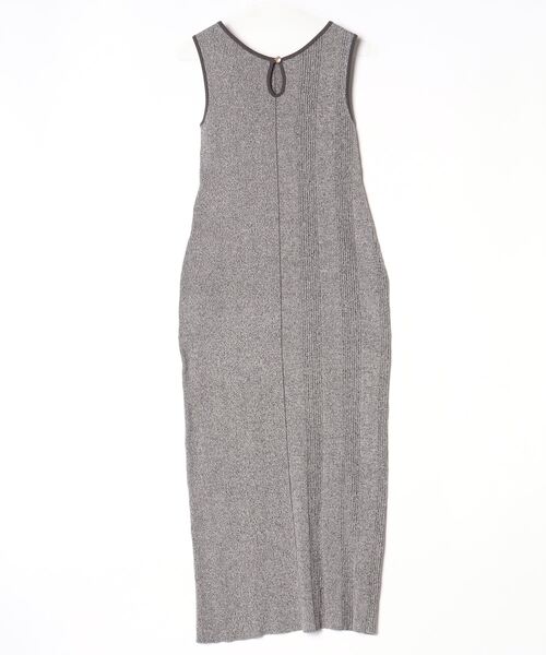 LAGUNAMOON」 ニットワンピース MEDIUM チャコールグレー レディース M