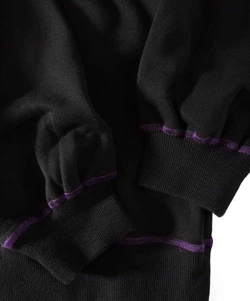 「SHAREEF」 スウェットカットソー 1 ブラック メンズ_画像6