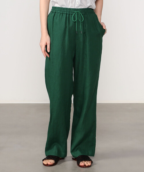 「Morris & Sons」 イージーパンツ 0 グリーン レディース_画像3