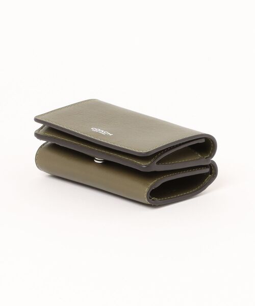 新作　新品　COACH　折り財布　トライフォールド  ウォレット　メンズ COACH（コーチ） 財布 ミニ トライフォールド コイン ウォレット