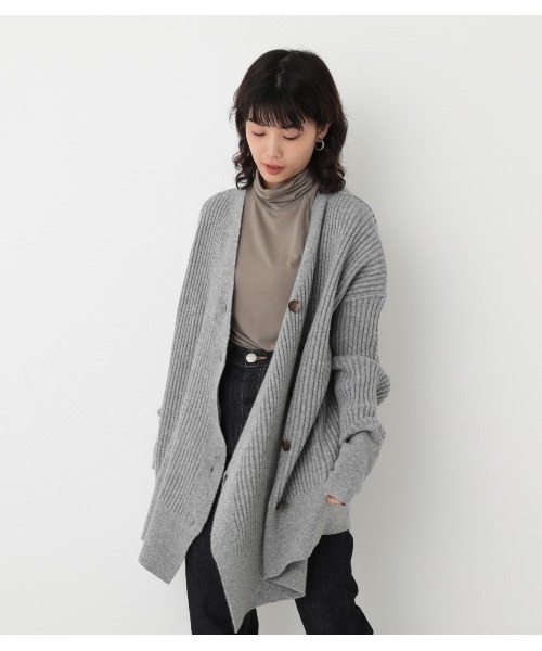 BLACK BY MOUSSY（ブラックバイマウジー） ニットカーディガン FREE