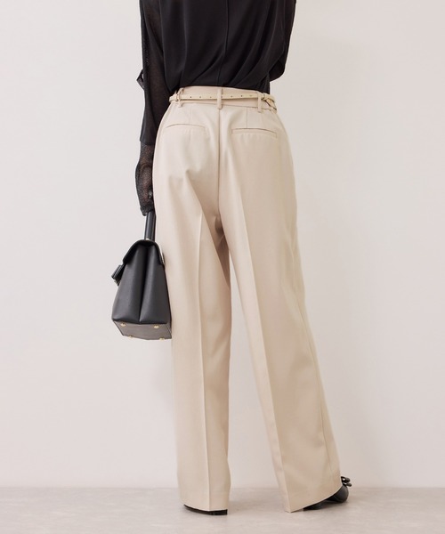 美品⭐︎visvim ストレートパンツ　蛇革　ベージュ　サイズM VIS（ビス） パンツ 入学式 入園式 「美easy」コンフォートストレート