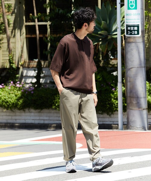 「FREAK'S STORE」 イージーパンツ LARGE チャコール メンズ_画像2