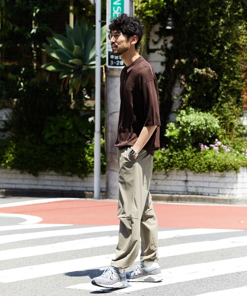 「FREAK'S STORE」 イージーパンツ LARGE チャコール メンズ_画像5