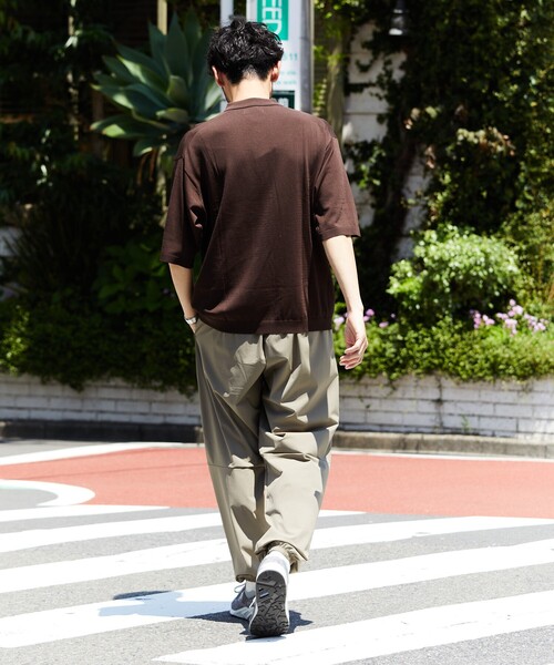 「FREAK'S STORE」 イージーパンツ LARGE チャコール メンズ_画像6