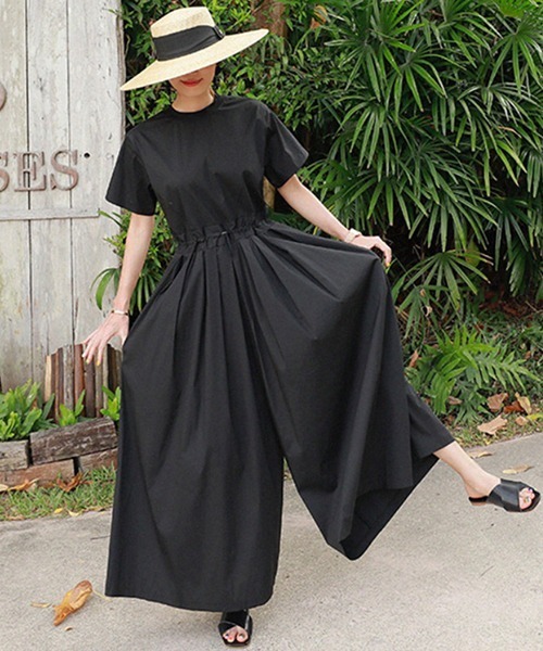 「a lot of love」 オールインワン S ブラック レディース_画像2