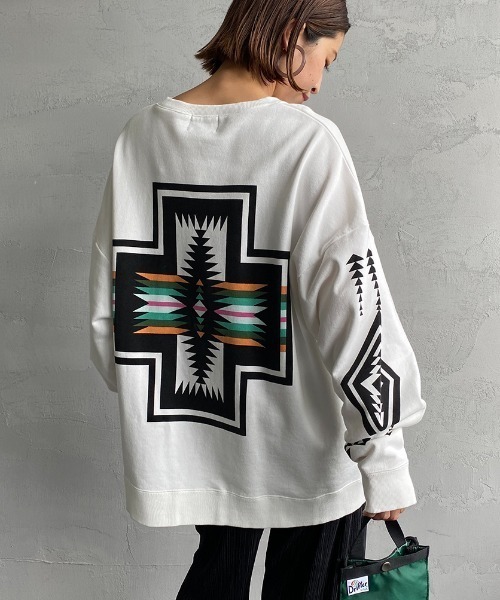 ペンドルトン　スウェットカットソー PENDLETON（ペンドルトン） スウェットカットソー LARGE オフホワイト