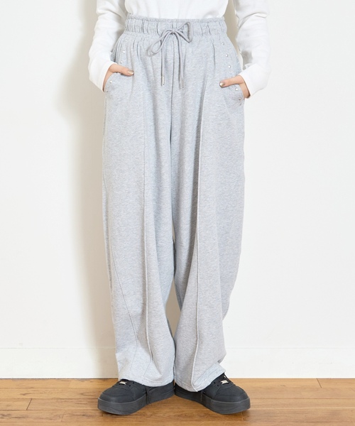 LOVETOXIC ワイドパンツ パンツ 「LTXC/C100％/セット可」スウェット