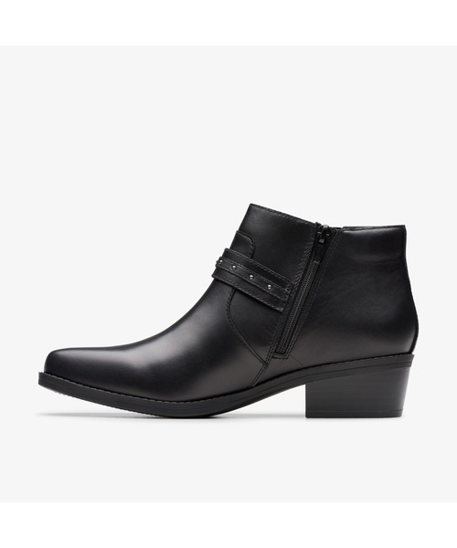 「Clarks」 ショートブーツ UK5.5 ブラック レディース_画像4